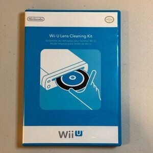 Rare Nintendo Wii U Lens Cleaning Kit English Version Complete 90% Liquid Manual